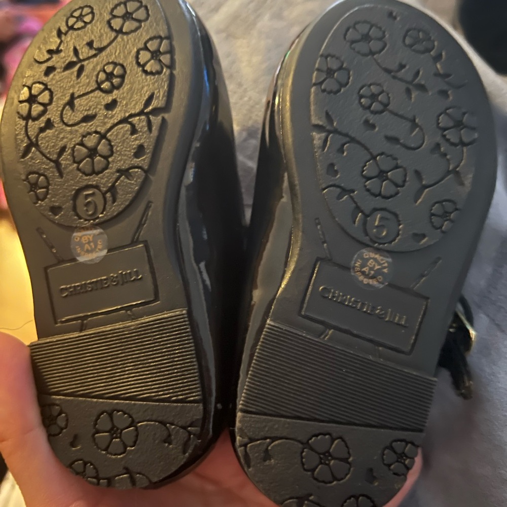 Brand new black dress shoes , size 5
